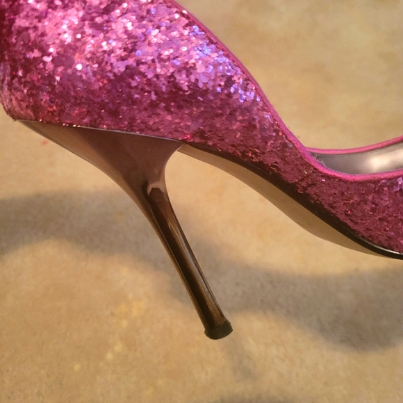 Guess Purple Sparkle Heels - Picture 5 of 6